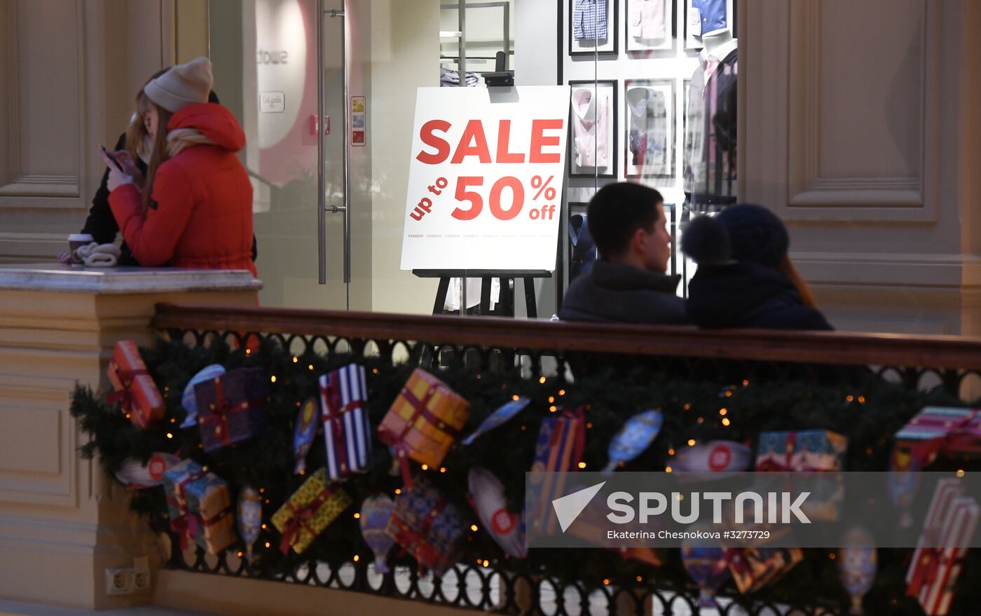 Sale season in Moscow