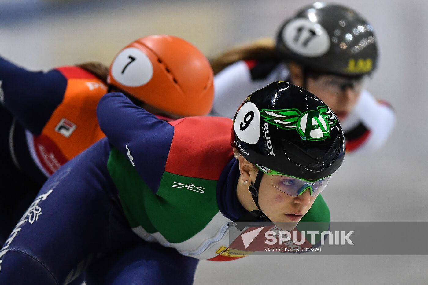 European Short Track Speed Skating Championships. Day two