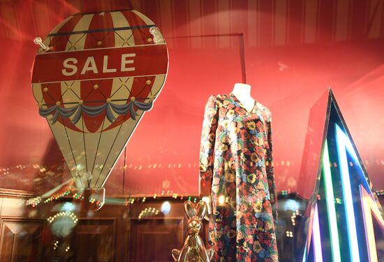 Sale season in Moscow