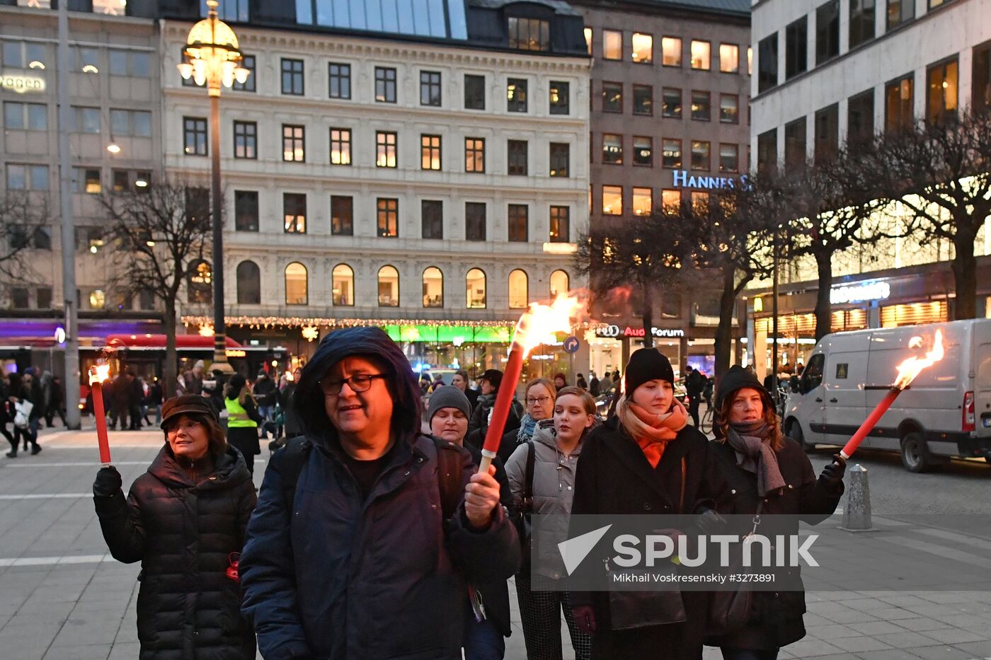 Rally to protest sexual abuse in Stockholm