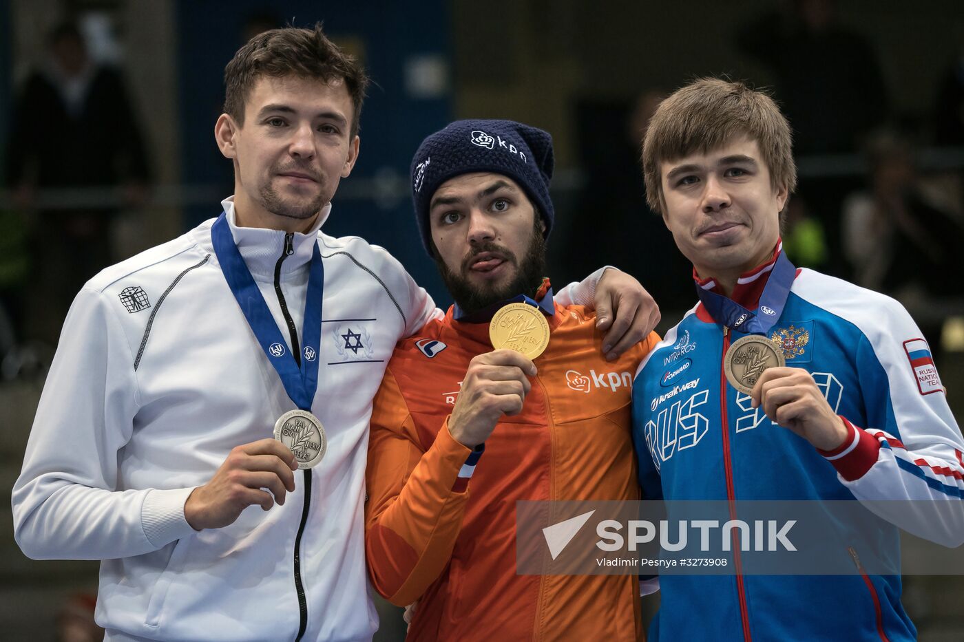European Short Track Speed Skating Championships. Day two