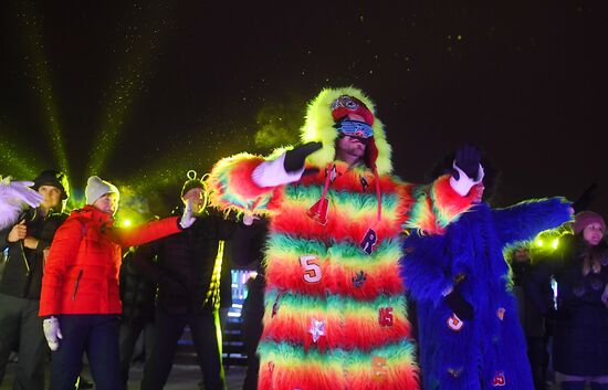 Celebrating Old New Year at VDNKh