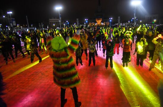 Celebrating Old New Year at VDNKh