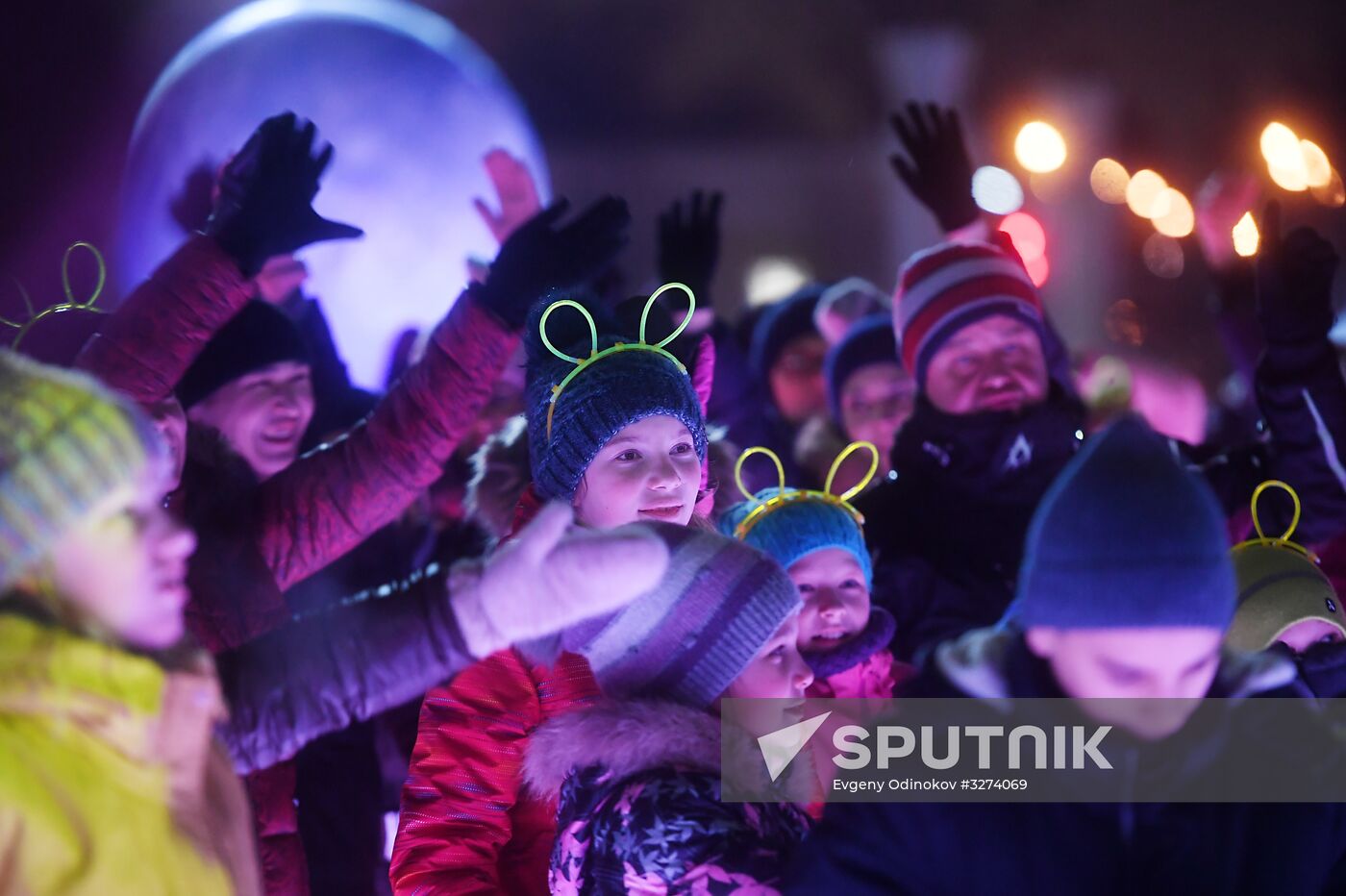 Celebrating Old New Year at VDNKh