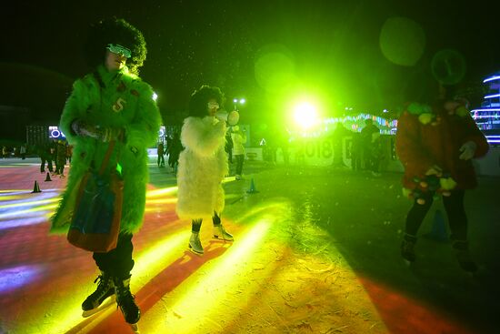 Celebrating Old New Year at VDNKh