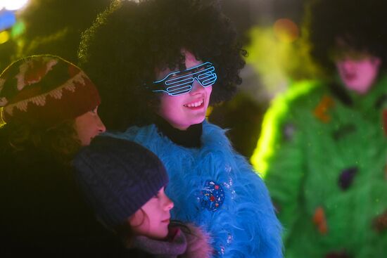 Celebrating Old New Year at VDNKh