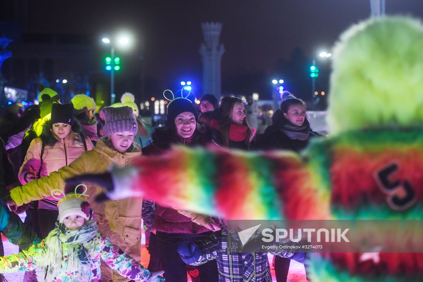 Celebrating Old New Year at VDNKh