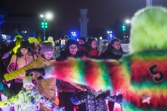 Celebrating Old New Year at VDNKh