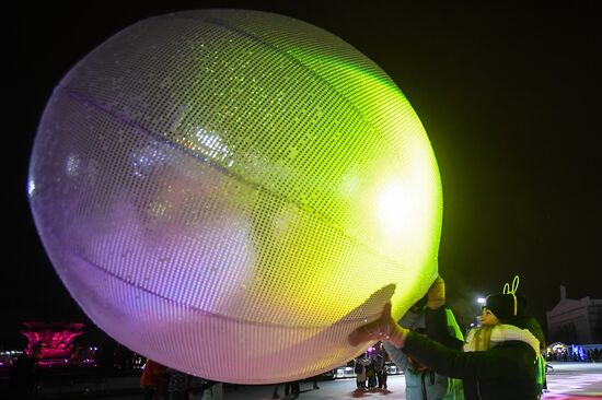 Celebrating Old New Year at VDNKh