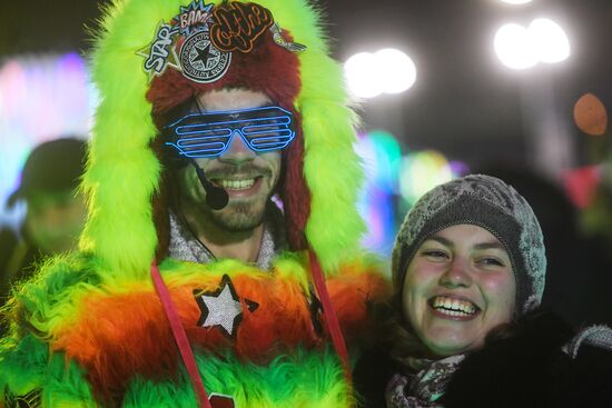 Celebrating Old New Year at VDNKh