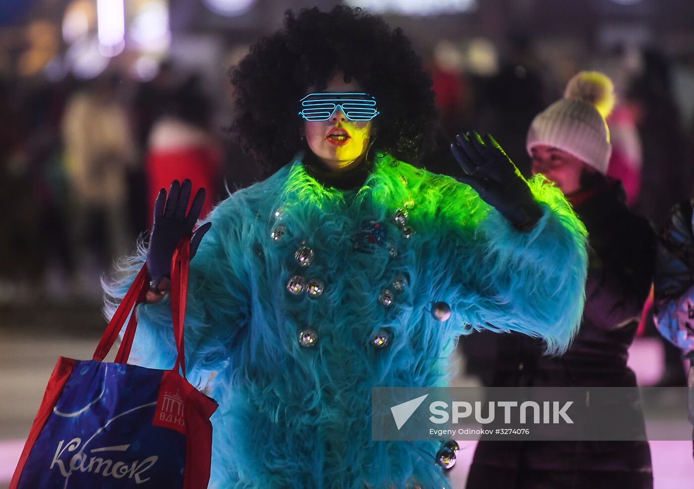 Celebrating Old New Year at VDNKh