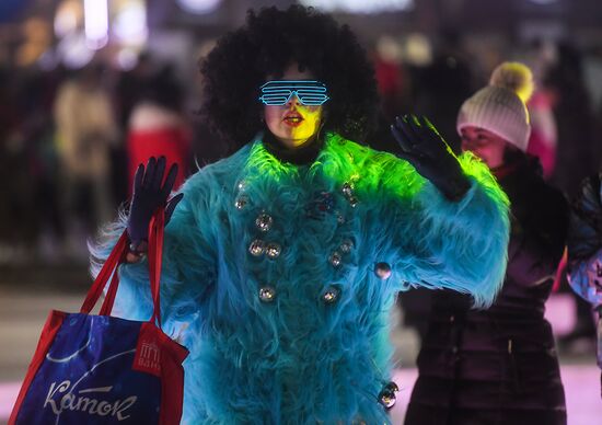 Celebrating Old New Year at VDNKh