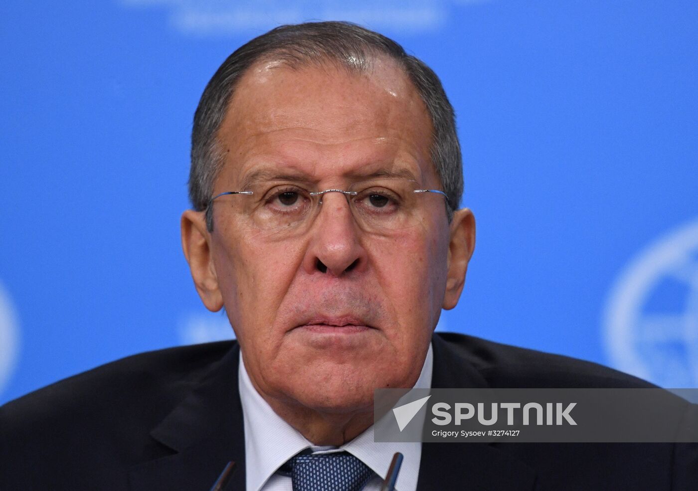 News conference with Russia's Foreign Minister Sergei Lavrov