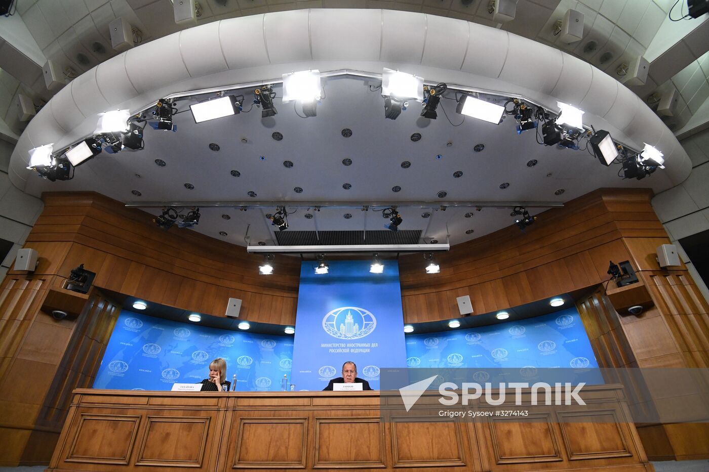 News conference with Russia's Foreign Minister Sergei Lavrov