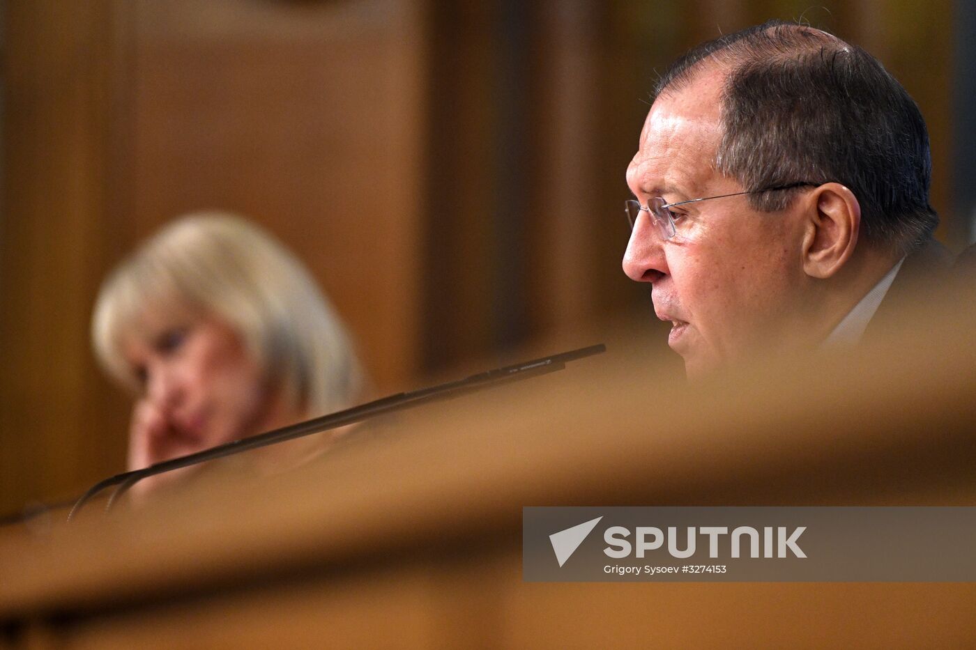 News conference with Russia's Foreign Minister Sergei Lavrov