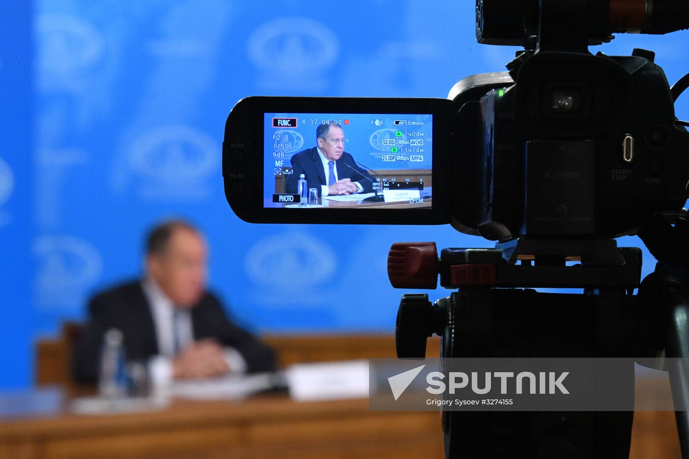 News conference with Russia's Foreign Minister Sergei Lavrov