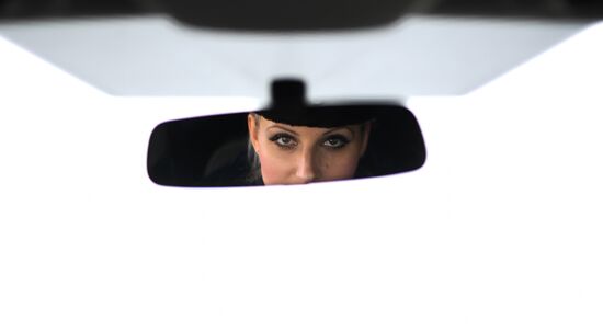 'Unfeminine' job. Traffic police officer Nina Grigor