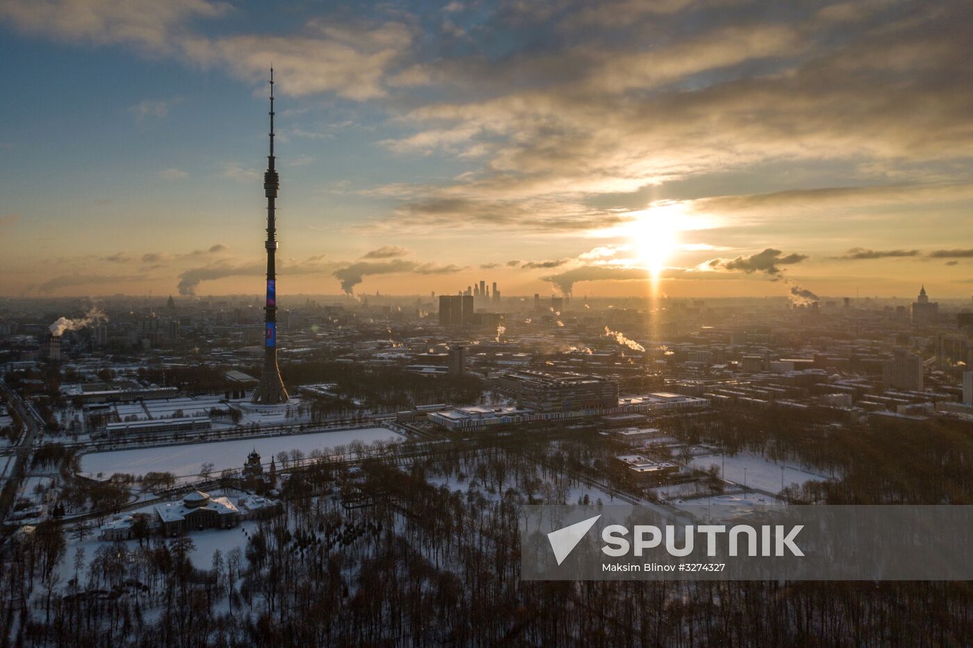 The Ostankino television tower