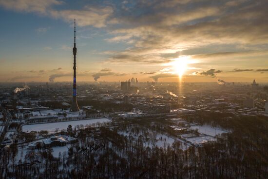 The Ostankino television tower