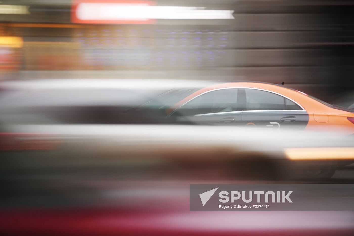 Car-sharing autos in Moscow