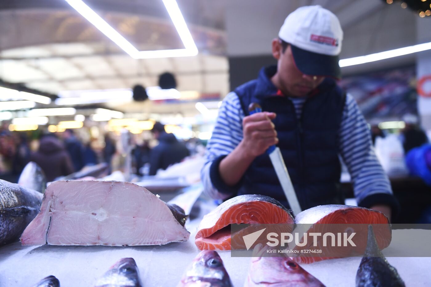 Dorogomilovsky market in Moscow