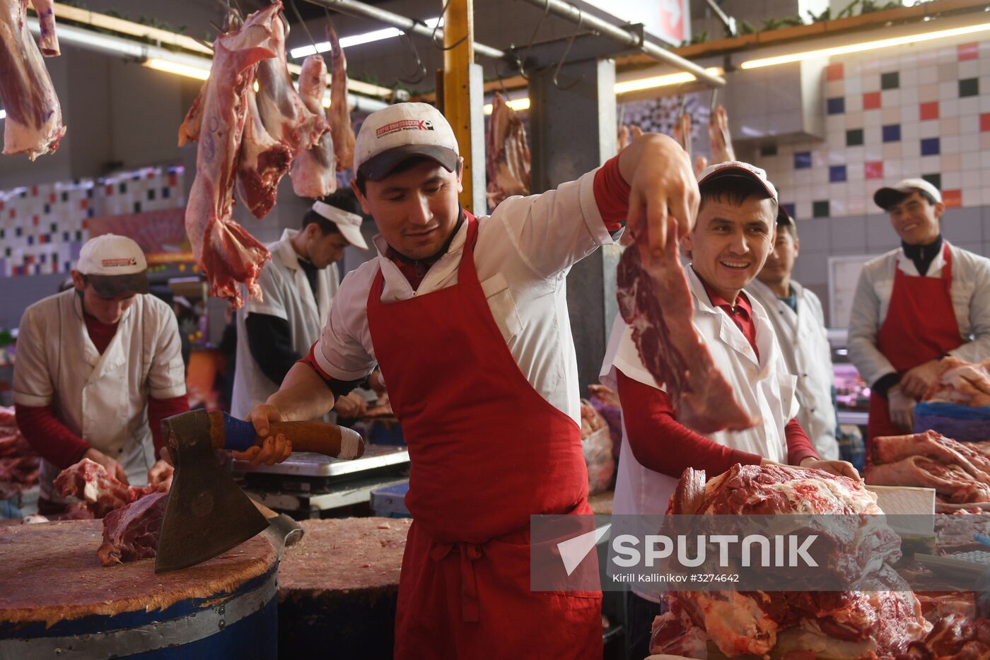 Dorogomilovsky market in Moscow