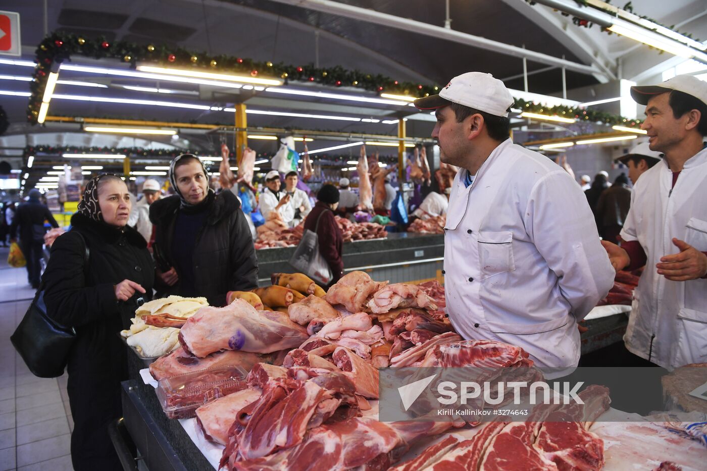 Dorogomilovsky market in Moscow