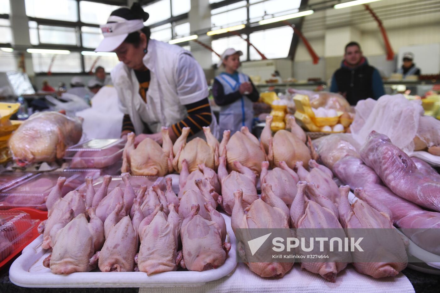 Dorogomilovsky market in Moscow