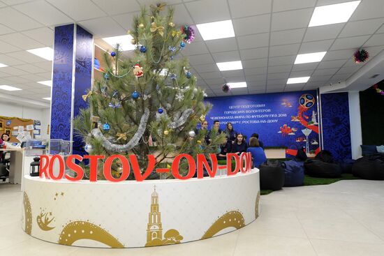 2018 FIFA World Cup voluneer center in Rostov-on-Don
