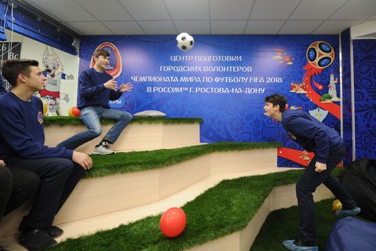 2018 FIFA World Cup voluneer center in Rostov-on-Don