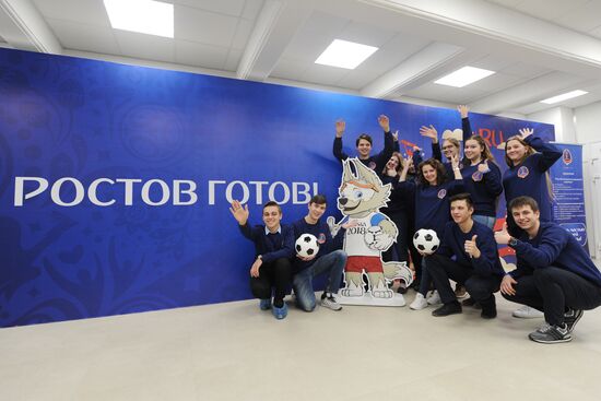 2018 FIFA World Cup voluneer center in Rostov-on-Don
