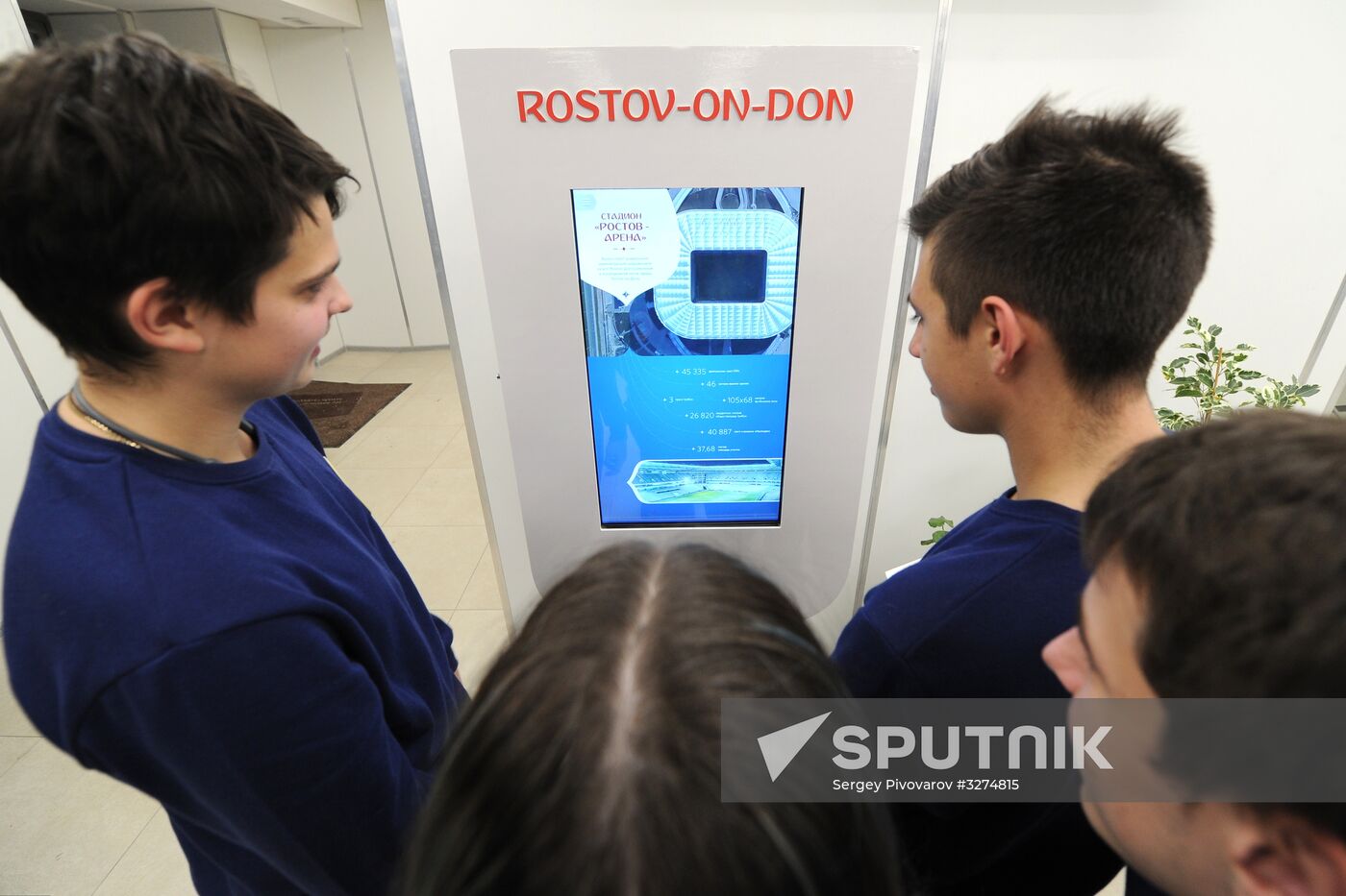 2018 FIFA World Cup voluneer center in Rostov-on-Don