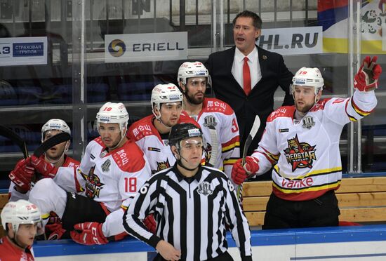 Ice hockey. KHL. Dynamo vs. Kunlun