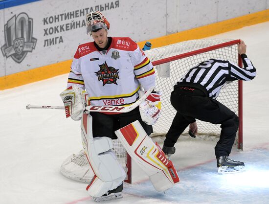 Ice hockey. KHL. Dynamo vs. Kunlun