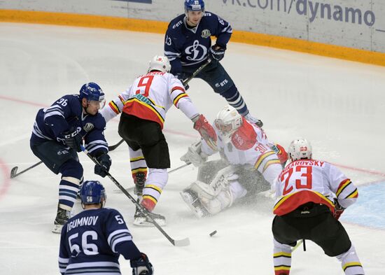 Ice hockey. KHL. Dynamo vs. Kunlun