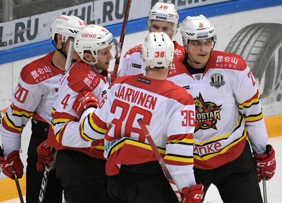 Ice hockey. KHL. Dynamo vs. Kunlun