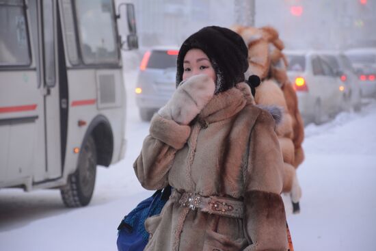 Extreme cold in Yakutia