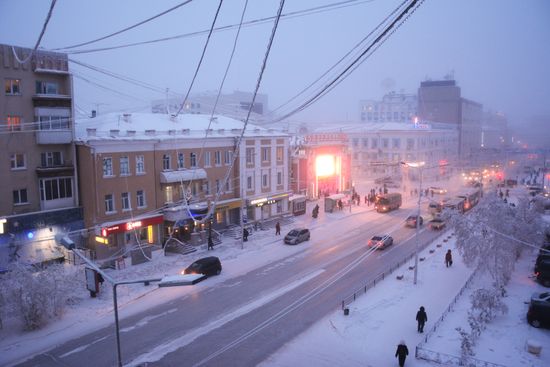 Extreme cold in Yakutia