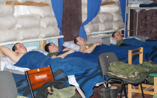 Engineering squadron on the demarcation line in Lugansk