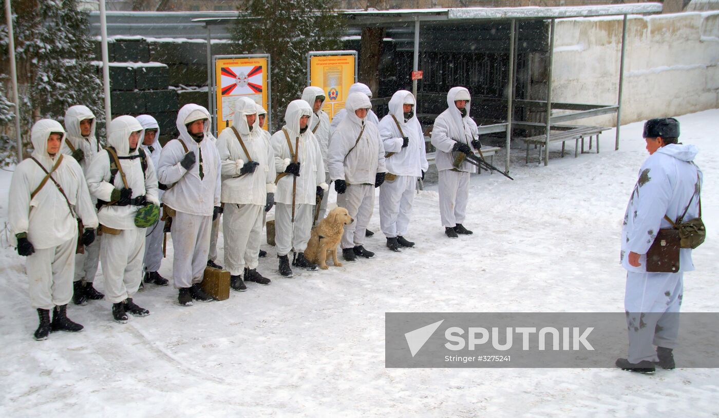 Engineering squadron on the demarcation line in Lugansk
