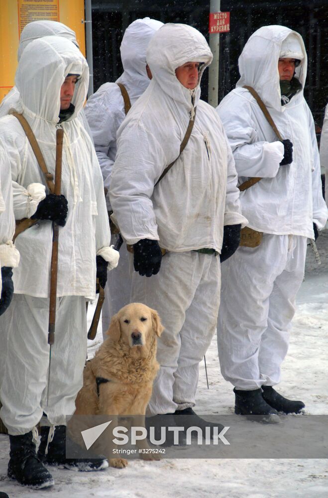 Engineering squadron on the demarcation line in Lugansk