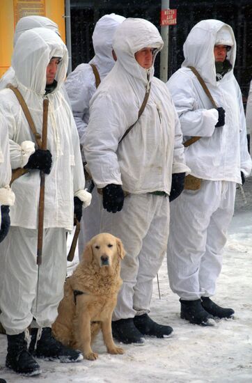Engineering squadron on the demarcation line in Lugansk