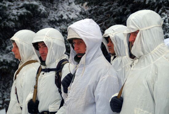 Engineering squadron on the demarcation line in Lugansk