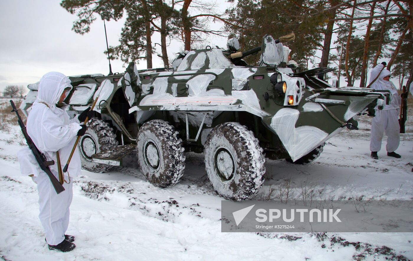 Engineering squadron on the demarcation line in Lugansk