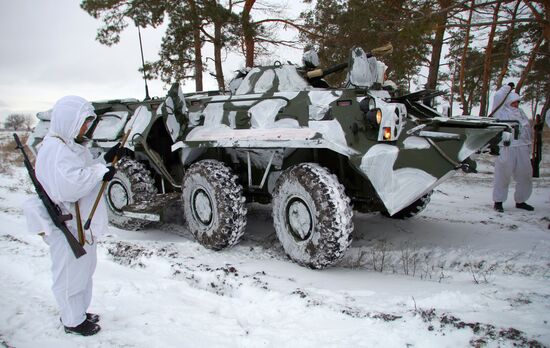 Engineering squadron on the demarcation line in Lugansk