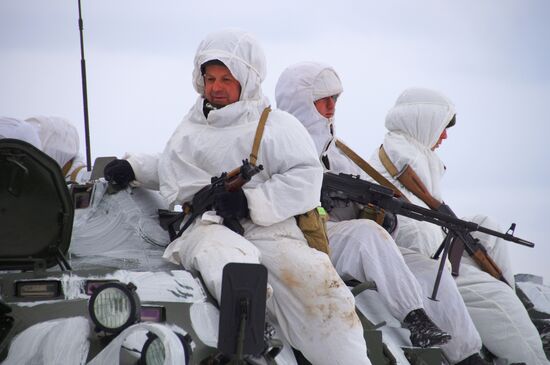 Engineering squadron on the demarcation line in Lugansk