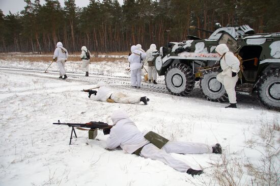 Engineering squadron on the demarcation line in Lugansk