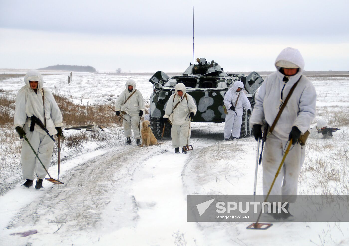 Engineering squadron on the demarcation line in Lugansk
