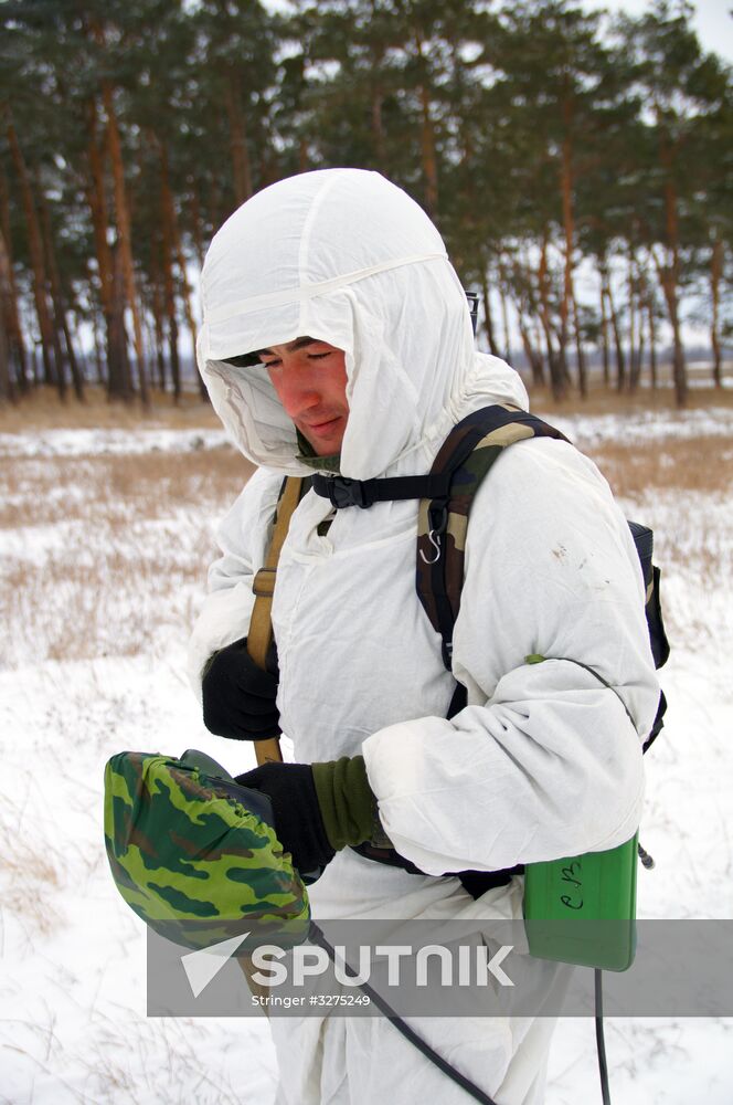 Engineering squadron on the demarcation line in Lugansk