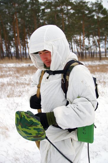 Engineering squadron on the demarcation line in Lugansk